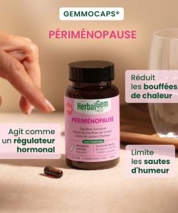 Gemmocaps Périménopause - 30 capsules BIO, 30 capsules